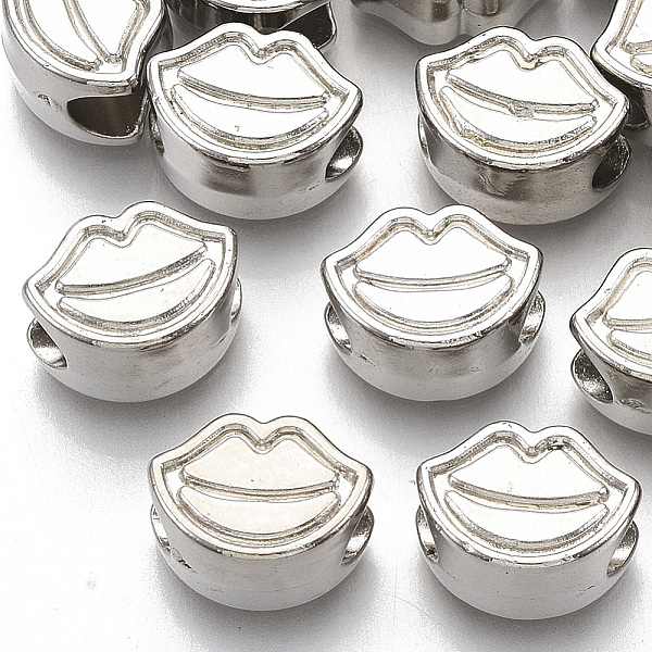 PandaHall Plating ABS Plastic European Beads, Large Hole Beads, Lip, Platinum, 9.5x12.5x7.5mm, Hole: 4.5mm ABS Plastic Lip
PandaHall Plating ABS Plastic European Beads, Large Hole Beads, Lip, Platinum, 9.5x12.5x7.5mm, Hole: 4.5mm ABS Plastic Lip