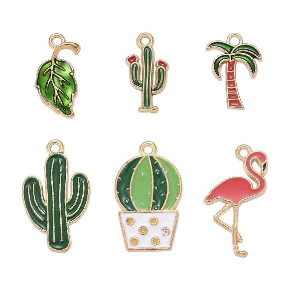 PandaHall 60Pcs 6 Styles Alloy Enamel Pendants, Light Gold, Lead Free & Cadmium Free, Cactus & Coconut Tree & Flaming & Leaf Shape, Mixed..., Multicolor
PandaHall 60Pcs 6 Styles Alloy Enamel Pendants, Light Gold, Lead Free & Cadmium Free, Cactus & Coconut Tree & Flaming & Leaf Shape, Mixed..., Multicolor
