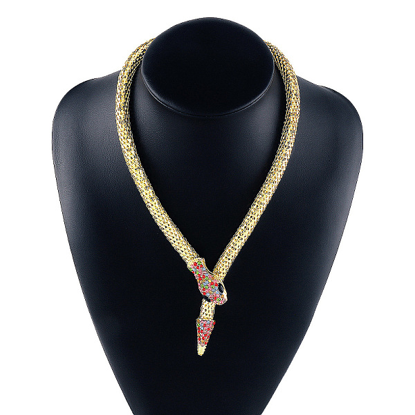 PandaHall Alloy Popcorn Chain Necklaces, Colorful Rhinestone Magnetic Snake Necklace, Light Gold, 22.05 inch(56cm) Rhinestone Snake
PandaHall Alloy Popcorn Chain Necklaces, Colorful Rhinestone Magnetic Snake Necklace, Light Gold, 22.05 inch(56cm) Rhinestone Snake