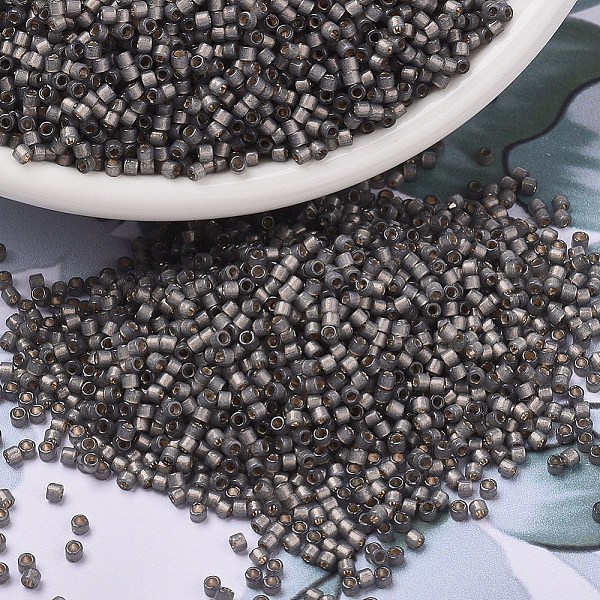 PandaHall MIYUKI Delica Beads, Cylinder, Japanese Seed Beads, 11/0, (DB2185) Duracoat Semi-Frosted Silver Lined Dyed Acacia, 1.3x1.6mm, Hole..., Gray
PandaHall MIYUKI Delica Beads, Cylinder, Japanese Seed Beads, 11/0, (DB2185) Duracoat Semi-Frosted Silver Lined Dyed Acacia, 1.3x1.6mm, Hole..., Gray