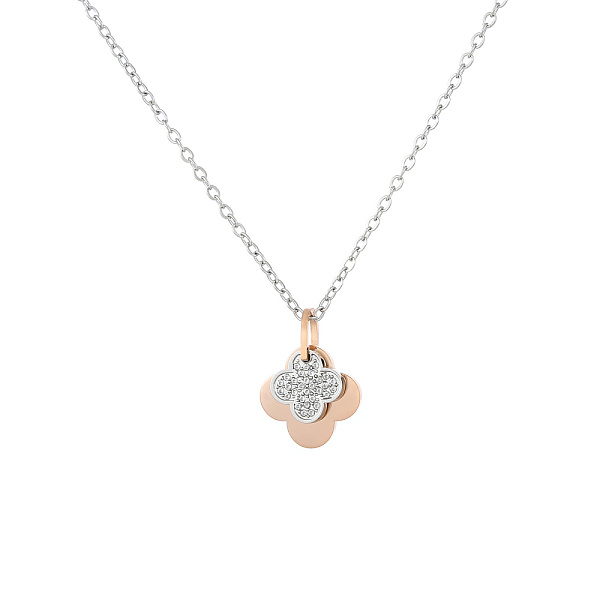 PandaHall Heart Butterfly Clover Pendant Necklace, Stainless Steel Cable Chain Necklaces for Women Stainless Steel
PandaHall Heart Butterfly Clover Pendant Necklace, Stainless Steel Cable Chain Necklaces for Women Stainless Steel