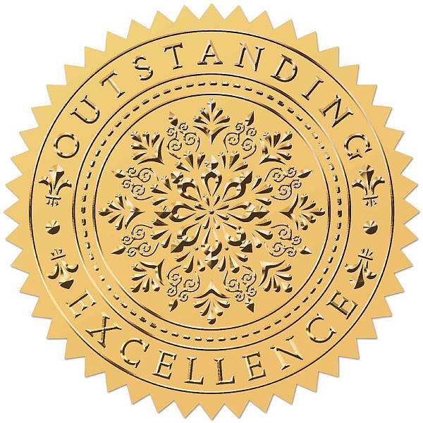 PandaHall Self Adhesive Gold Foil Embossed Stickers, Medal Decoration Sticker, Floral, 5x5cm Metal Others
PandaHall Self Adhesive Gold Foil Embossed Stickers, Medal Decoration Sticker, Floral, 5x5cm Metal Others