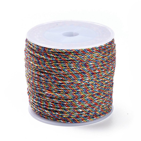 PandaHall Macrame Cotton Cord, Braided Rope, with Plastic Reel, for Wall Hanging, Crafts, Gift Wrapping, Colorful, 1.2mm, about 54.68 Yards...
PandaHall Macrame Cotton Cord, Braided Rope, with Plastic Reel, for Wall Hanging, Crafts, Gift Wrapping, Colorful, 1.2mm, about 54.68 Yards...