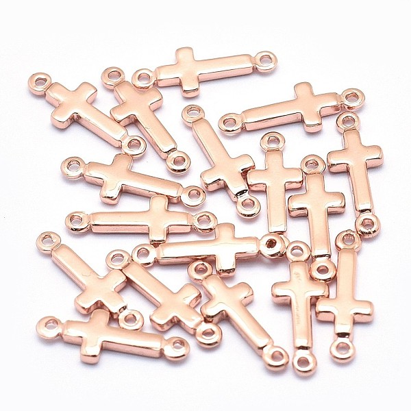 PandaHall Brass Links connectors, Lead Free & Cadmium Free & Nickel Free, Sideways Cross, Real Rose Gold Plated, 13.5x5x1.5mm, Hole: 0.8mm...
PandaHall Brass Links connectors, Lead Free & Cadmium Free & Nickel Free, Sideways Cross, Real Rose Gold Plated, 13.5x5x1.5mm, Hole: 0.8mm...