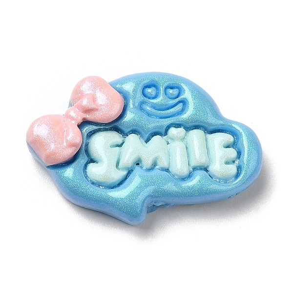 PandaHall Opaque Resin Cabochons, Cartoon Glitter Wood Smile Cabochons, Cloud, 21x31.5x8mm Resin Cloud
PandaHall Opaque Resin Cabochons, Cartoon Glitter Wood Smile Cabochons, Cloud, 21x31.5x8mm Resin Cloud