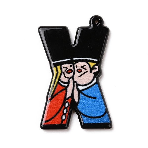 PandaHall Circus Theme Printed Acrylic Pendants, Joker, Letter Charm, Letter X, 35.5x22x2mm, Hole: 0.9mm Acrylic Letter X
PandaHall Circus Theme Printed Acrylic Pendants, Joker, Letter Charm, Letter X, 35.5x22x2mm, Hole: 0.9mm Acrylic Letter X