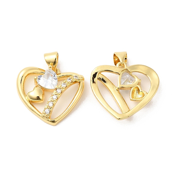 PandaHall Brass Micro Pave Clear Cubic Zirconia Pendants, Heart Charms, Real 16K Gold Plated, 18x20x4mm, Hole: 5x3.5mm Brass+Cubic Zirconia...
PandaHall Brass Micro Pave Clear Cubic Zirconia Pendants, Heart Charms, Real 16K Gold Plated, 18x20x4mm, Hole: 5x3.5mm Brass+Cubic Zirconia...