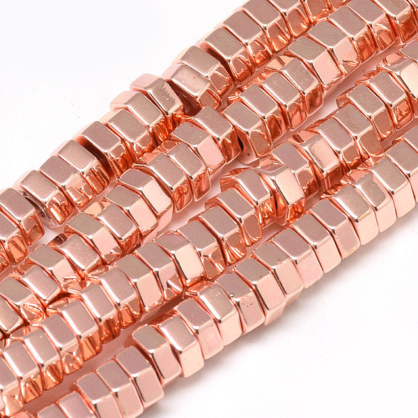 PandaHall Electroplate Non-magnetic Synthetic Hematite Beads Strands, Hexagon, Rose Gold Plated, 6x5.5x2mm, Hole: 2mm, about 182pcs/strand...
PandaHall Electroplate Non-magnetic Synthetic Hematite Beads Strands, Hexagon, Rose Gold Plated, 6x5.5x2mm, Hole: 2mm, about 182pcs/strand...