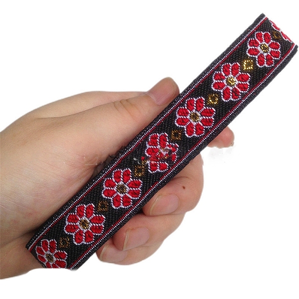 PandaHall 6.8M Ethnic Style Polyester Jacquard Flower Ribbon, Red, 3/4 inch(20mm), about 7.44 Yards(6.8m)/Roll Polyester Flower Red
PandaHall 6.8M Ethnic Style Polyester Jacquard Flower Ribbon, Red, 3/4 inch(20mm), about 7.44 Yards(6.8m)/Roll Polyester Flower Red