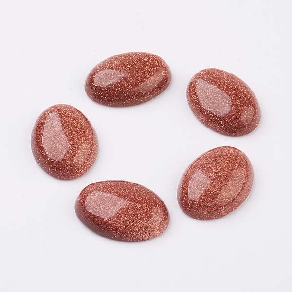 PandaHall Synthetic Goldstone Flat Back Cabochons, Oval, 18x13mm Goldstone Oval
PandaHall Synthetic Goldstone Flat Back Cabochons, Oval, 18x13mm Goldstone Oval