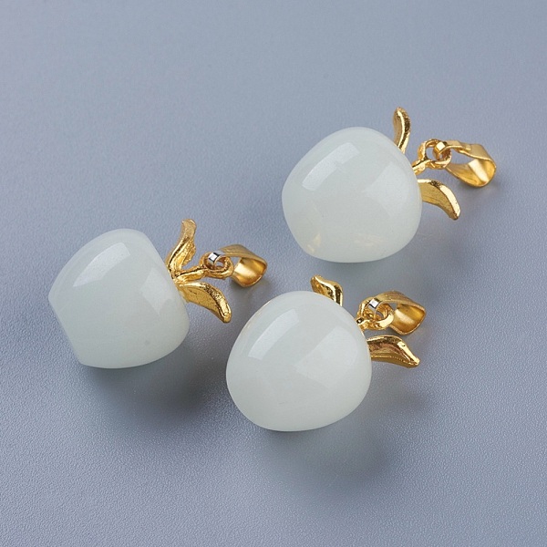 PandaHall Synthetic Luminous Stone Pendants, Glow in the Dark, with Golden Plated Alloy Findings, Apple, Cyan, 17.5~19x14x14mm, Hole...
PandaHall Synthetic Luminous Stone Pendants, Glow in the Dark, with Golden Plated Alloy Findings, Apple, Cyan, 17.5~19x14x14mm, Hole...