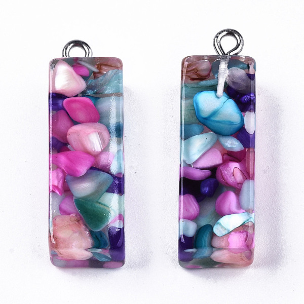 PandaHall Transparent Epoxy Resin Pendants, with Shell Slices and Loops, Alphabet, Letter.I, 30x9.5x7.5mm, Hole: 1.6mm Epoxy Resin Letter I
PandaHall Transparent Epoxy Resin Pendants, with Shell Slices and Loops, Alphabet, Letter.I, 30x9.5x7.5mm, Hole: 1.6mm Epoxy Resin Letter I