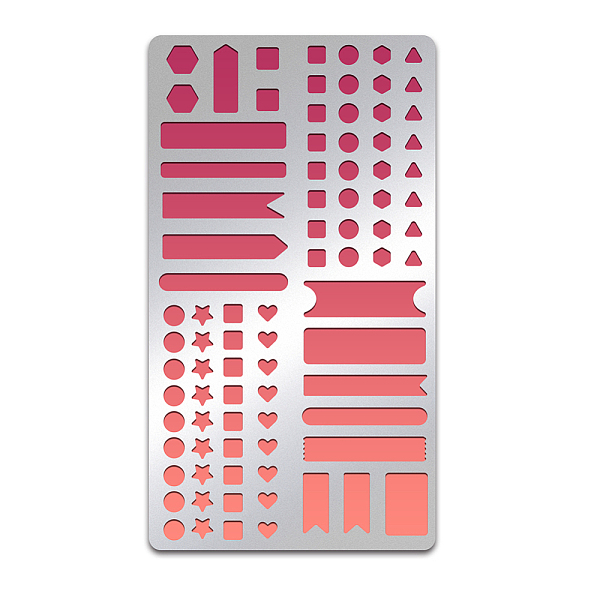 PandaHall Stainless Steel Cutting Dies Stencils, for DIY Scrapbooking/Photo Album, Decorative Embossing DIY Paper Card, Matte Stainless...
PandaHall Stainless Steel Cutting Dies Stencils, for DIY Scrapbooking/Photo Album, Decorative Embossing DIY Paper Card, Matte Stainless...