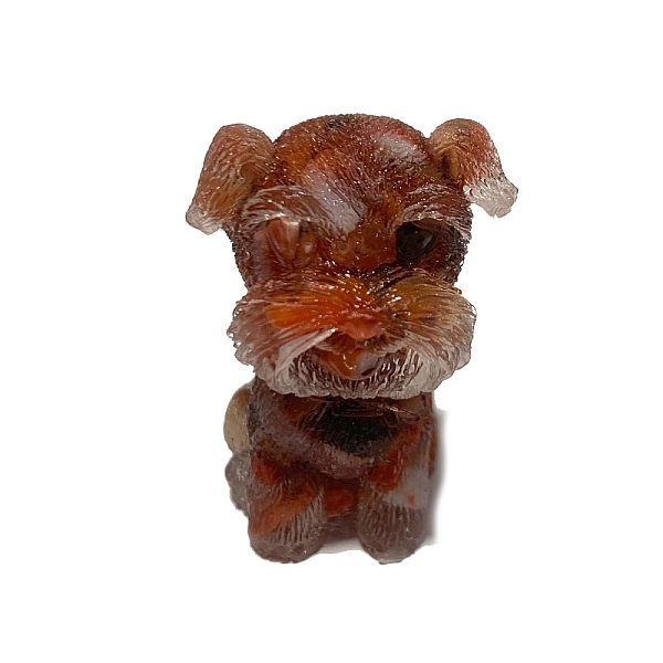 PandaHall Resin Dog Display Decoration, with Natural Red Agate Chips inside Statues for Home Office Decorations, 25x30x40mm Red Agate Dog
PandaHall Resin Dog Display Decoration, with Natural Red Agate Chips inside Statues for Home Office Decorations, 25x30x40mm Red Agate Dog