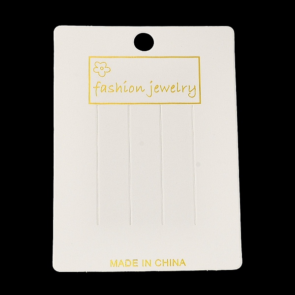 PandaHall Gold Stamping Cardboard Hair Clip Display Cards, Rectangle, WhiteSmoke, 10.5x7.5x0.05cm, Hole: 8.5mm Paper Rectangle White
PandaHall Gold Stamping Cardboard Hair Clip Display Cards, Rectangle, WhiteSmoke, 10.5x7.5x0.05cm, Hole: 8.5mm Paper Rectangle White