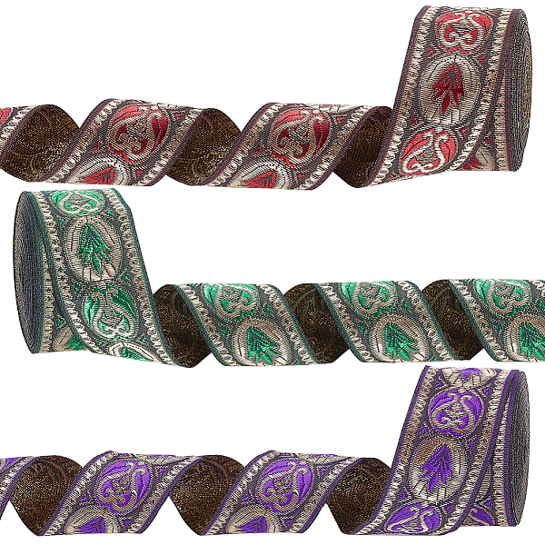 PandaHall 3Pcs 3 Colors Ethnic Style Embroidery Polyester Ribbons, Jacquard Ribbon, Tyrolean Ribbon, Garment Accessories, Oval Pattern..., Multicolor
PandaHall 3Pcs 3 Colors Ethnic Style Embroidery Polyester Ribbons, Jacquard Ribbon, Tyrolean Ribbon, Garment Accessories, Oval Pattern..., Multicolor
