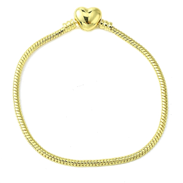 PandaHall Brass Round Snake Chains with Alloy Heart Clasps Bracelets for Women, Long-Lasting Plated, Golden, 7-7/8 inch(20cm) Brass
PandaHall Brass Round Snake Chains with Alloy Heart Clasps Bracelets for Women, Long-Lasting Plated, Golden, 7-7/8 inch(20cm) Brass