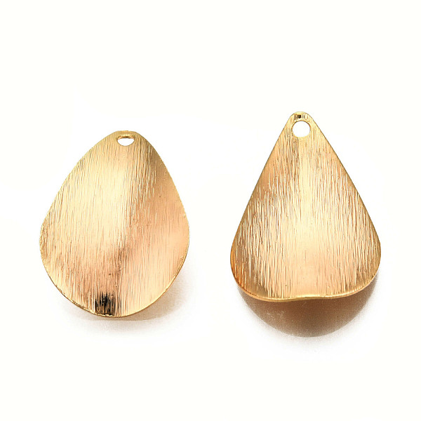 PandaHall Brass Pendants, Nickel Free, Real 18K Gold Plated, Petal, 20.5x13x2mm, Hole: 1mm Brass Flower
PandaHall Brass Pendants, Nickel Free, Real 18K Gold Plated, Petal, 20.5x13x2mm, Hole: 1mm Brass Flower