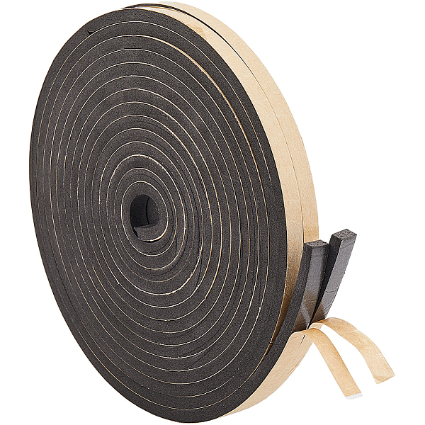 PandaHall Strong Adhesive EVA Sponge Foam Tape, Anti-Collision Seal Strip, Black, 1x0.6cm, about 5m/roll Foam Black
PandaHall Strong Adhesive EVA Sponge Foam Tape, Anti-Collision Seal Strip, Black, 1x0.6cm, about 5m/roll Foam Black
