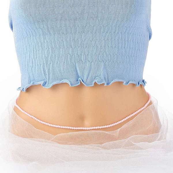 PandaHall Waist Beads, Acrylic Beaded Stretch Waist Chains for Women, Pink, 31.65 inch(80.4cm), Beads: 4mm Acrylic Pink
PandaHall Waist Beads, Acrylic Beaded Stretch Waist Chains for Women, Pink, 31.65 inch(80.4cm), Beads: 4mm Acrylic Pink