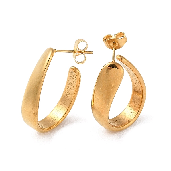 PandaHall Ion Plating(IP) 304 Stainless Steel Teardrop Stud Earrings, Half Hoop Earrings, Real 18K Gold Plated, 24x6mm 304 Stainless Steel...
PandaHall Ion Plating(IP) 304 Stainless Steel Teardrop Stud Earrings, Half Hoop Earrings, Real 18K Gold Plated, 24x6mm 304 Stainless Steel...