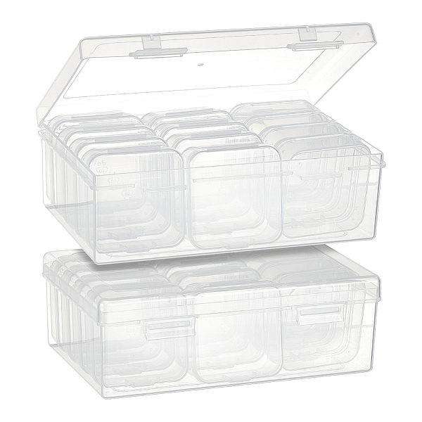 PandaHall Rectangle PP Plastic Bead Organizer Storage Box with 12Pcs Small Plastic Hinged Lid Beads Containers, WhiteSmoke, Big Box..., White
PandaHall Rectangle PP Plastic Bead Organizer Storage Box with 12Pcs Small Plastic Hinged Lid Beads Containers, WhiteSmoke, Big Box..., White