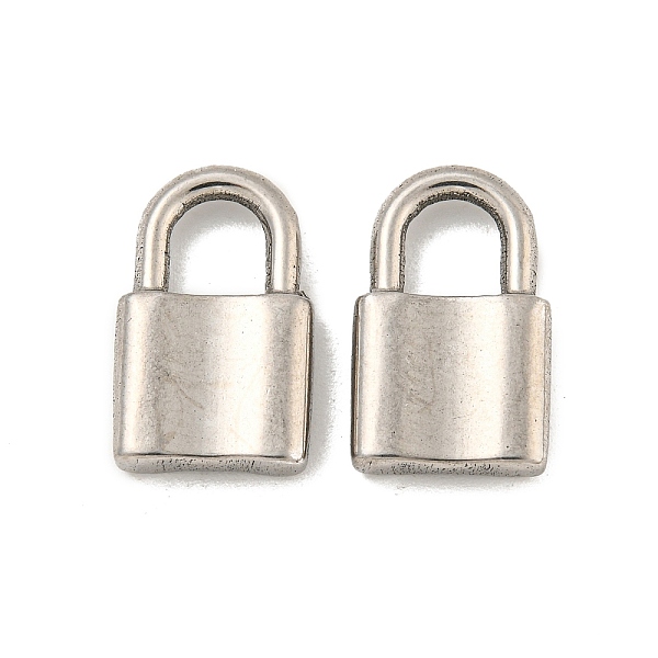 PandaHall 304 Stainless Steel Pendants, Padlock Charm, Stainless Steel Color, 17x10.5x3mm, Hole: 5.5x5mm 304 Stainless Steel Lock
PandaHall 304 Stainless Steel Pendants, Padlock Charm, Stainless Steel Color, 17x10.5x3mm, Hole: 5.5x5mm 304 Stainless Steel Lock