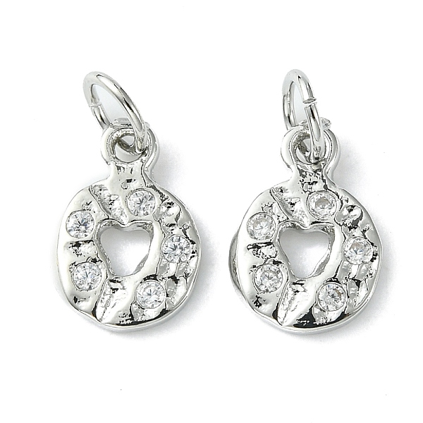 PandaHall Rack Plating Brass Micro Pave Cubic Zirconia Pendants, Long-Lasting Plated, Lead Free & Cadmium Free, Ring Charm, Platinum..., Clear
PandaHall Rack Plating Brass Micro Pave Cubic Zirconia Pendants, Long-Lasting Plated, Lead Free & Cadmium Free, Ring Charm, Platinum..., Clear