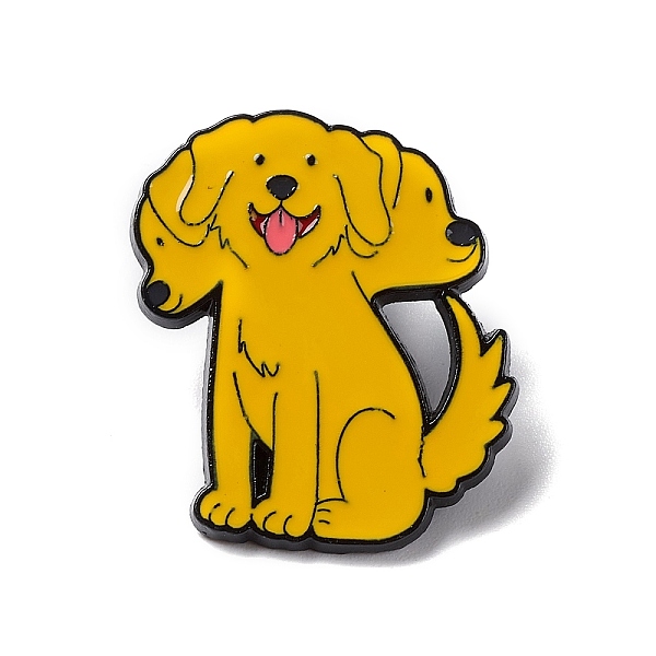 PandaHall Cartoon 3 Headed Dog Enamel Pin, Electrophoresis Black Alloy Cute Animal Brooch for Backpack Cloth, Yellow, 27x24x1.5mm, Pin: 1mm...
PandaHall Cartoon 3 Headed Dog Enamel Pin, Electrophoresis Black Alloy Cute Animal Brooch for Backpack Cloth, Yellow, 27x24x1.5mm, Pin: 1mm...