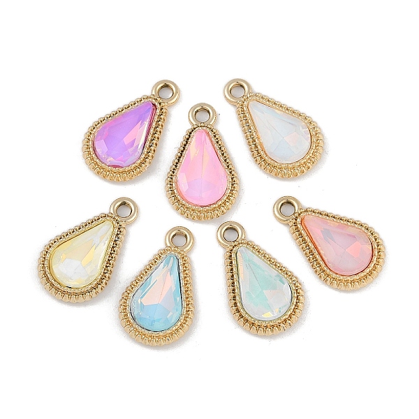 PandaHall UV Plating Alloy with Mixed Color Glass Rhinestone Pendants, Cadmium Free & Lead Free, Teardrop, Golden, 21x12x4mm, Hole: 2mm..., Multicolor
PandaHall UV Plating Alloy with Mixed Color Glass Rhinestone Pendants, Cadmium Free & Lead Free, Teardrop, Golden, 21x12x4mm, Hole: 2mm..., Multicolor