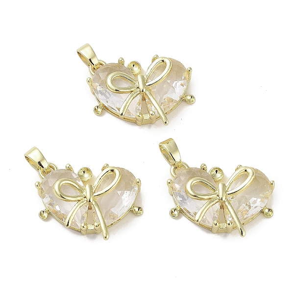 PandaHall Real 18K Gold Plated Brass Glass Pendants, Heart with Bowknot Charm, Lead Free & Cadmium Free, Long-Lasting Plated, Cornsilk...
PandaHall Real 18K Gold Plated Brass Glass Pendants, Heart with Bowknot Charm, Lead Free & Cadmium Free, Long-Lasting Plated, Cornsilk...