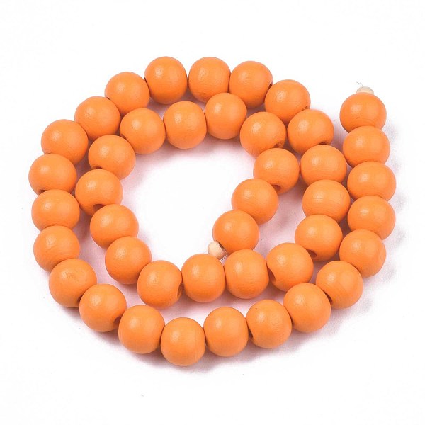 PandaHall Painted Natural Wood Beads Strands, Round, Dark Orange, 10x8~9mm, Hole: 2~3mm, about 41~42pcs/strand, 13.98 inch~14.61 inch...
PandaHall Painted Natural Wood Beads Strands, Round, Dark Orange, 10x8~9mm, Hole: 2~3mm, about 41~42pcs/strand, 13.98 inch~14.61 inch...