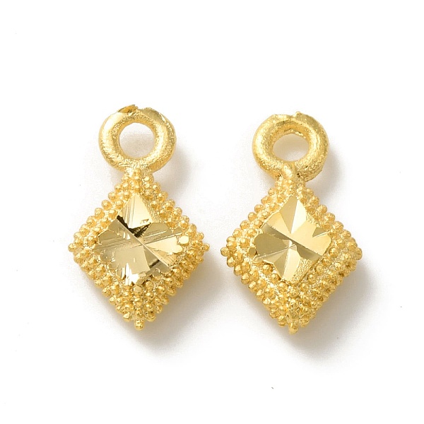 PandaHall Brass Charms, Cadmium Free & Lead Free, Rhombus Charm, Real 24K Gold Plated, 12.5x7x3mm, Hole: 1.6mm Brass Rhombus
PandaHall Brass Charms, Cadmium Free & Lead Free, Rhombus Charm, Real 24K Gold Plated, 12.5x7x3mm, Hole: 1.6mm Brass Rhombus