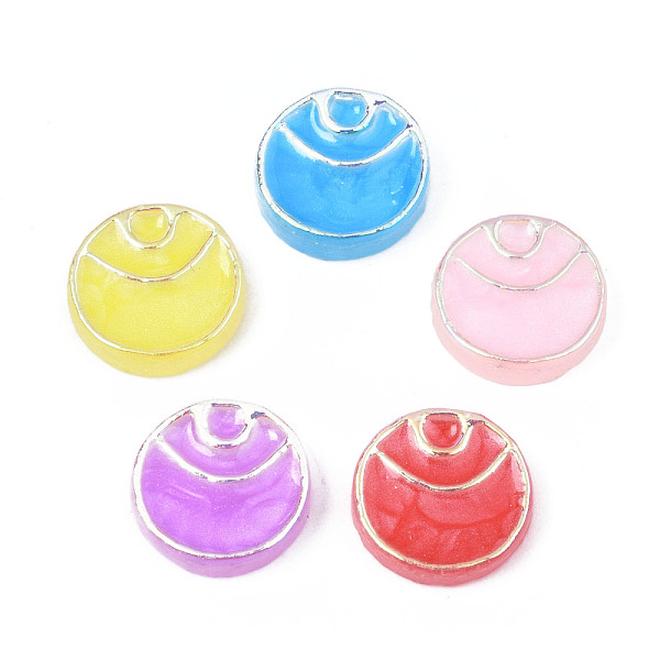PandaHall Electroplate Opaque Resin Cabochons, with Enamel, Flat Round, Mixed Color, 10x2.5mm Resin Flat Round Multicolor
PandaHall Electroplate Opaque Resin Cabochons, with Enamel, Flat Round, Mixed Color, 10x2.5mm Resin Flat Round Multicolor