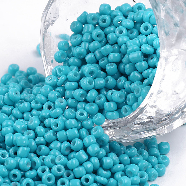 PandaHall Baking Paint Glass Seed Beads, Dark Turquoise, 12/0, 1.5~2mm, Hole: 0.5~1mm, about 3333pcs/50g, 50g/bag, 18bags/2pounds Glass
PandaHall Baking Paint Glass Seed Beads, Dark Turquoise, 12/0, 1.5~2mm, Hole: 0.5~1mm, about 3333pcs/50g, 50g/bag, 18bags/2pounds Glass