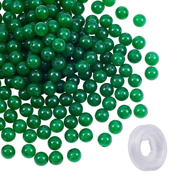 PandaHall DIY Jewelry Bracelet Making Kits, 200Pcs 6mm Dyed Round Natural White Jade Beads and Flat Elastic Thread, Sea Green, 6mm, Hole...
PandaHall DIY Jewelry Bracelet Making Kits, 200Pcs 6mm Dyed Round Natural White Jade Beads and Flat Elastic Thread, Sea Green, 6mm, Hole...