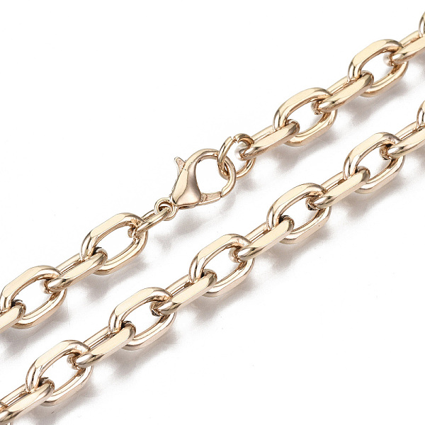 PandaHall Iron Cable Chains Necklace Making, with Brass Lobster Clasps, Unwelded, Real 18K Gold Plated, 24.21 inch(61.5cm) long, Link...
PandaHall Iron Cable Chains Necklace Making, with Brass Lobster Clasps, Unwelded, Real 18K Gold Plated, 24.21 inch(61.5cm) long, Link...