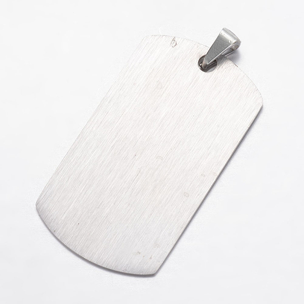 PandaHall 304 Stainless Steel Pendants, Stamping Blank Tag Rectangle, Stainless Steel Color, 43x24x1mm, Hole: 3x6mm 304 Stainless Steel...
PandaHall 304 Stainless Steel Pendants, Stamping Blank Tag Rectangle, Stainless Steel Color, 43x24x1mm, Hole: 3x6mm 304 Stainless Steel...