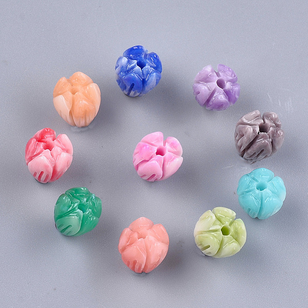 PandaHall Synthetic Coral Beads, Dyed, Flower Bud, Mixed Color, 8.5x7mm, Hole: 1mm Synthetic Coral Multicolor
PandaHall Synthetic Coral Beads, Dyed, Flower Bud, Mixed Color, 8.5x7mm, Hole: 1mm Synthetic Coral Multicolor