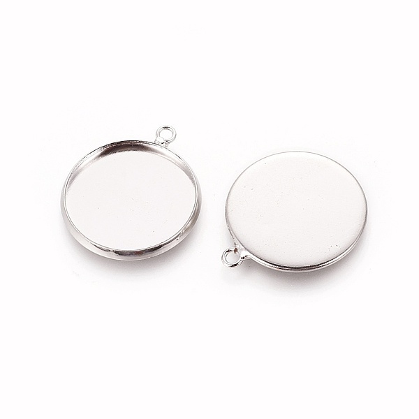 PandaHall Brass Pendant Cabochon Settings, Plain Edge Bezel Cups, Flat Round , Lead Free & Cadmium Free, Platinum, Tray: 18mm , 23x20x2mm...
PandaHall Brass Pendant Cabochon Settings, Plain Edge Bezel Cups, Flat Round , Lead Free & Cadmium Free, Platinum, Tray: 18mm , 23x20x2mm...