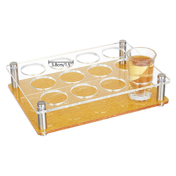 PandaHall 12 Shot Glass Tray Holder, Glod Acrylic Shot Glass Tray Shot Glass Serving Trays Beer Wine Glass Display Rack for Bar Party Club..., Multicolor
PandaHall 12 Shot Glass Tray Holder, Glod Acrylic Shot Glass Tray Shot Glass Serving Trays Beer Wine Glass Display Rack for Bar Party Club..., Multicolor