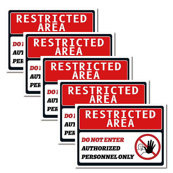 PandaHall Waterproof PVC Warning Sign Stickers, Rectangle, Word, 17.5x25cm, 5pcs/set Plastic Word
PandaHall Waterproof PVC Warning Sign Stickers, Rectangle, Word, 17.5x25cm, 5pcs/set Plastic Word