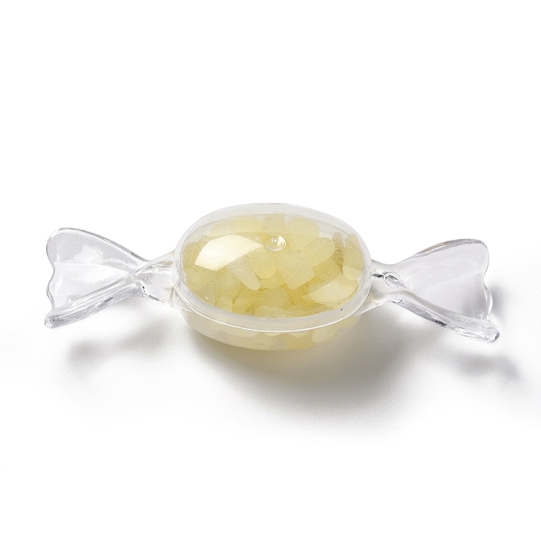 PandaHall Natural Jade Chip Decorates, with Transparent Plastic Storage Box, Candy, 25x82.5x23mm Jade Candy
PandaHall Natural Jade Chip Decorates, with Transparent Plastic Storage Box, Candy, 25x82.5x23mm Jade Candy