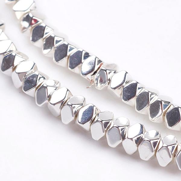 PandaHall Electroplated Non-magnetic Synthetic Hematite Beads Strands, Grade AAA, Faceted, Square, Silver Plated, 3x3x2mm, Hole: 0.5mm...
PandaHall Electroplated Non-magnetic Synthetic Hematite Beads Strands, Grade AAA, Faceted, Square, Silver Plated, 3x3x2mm, Hole: 0.5mm...