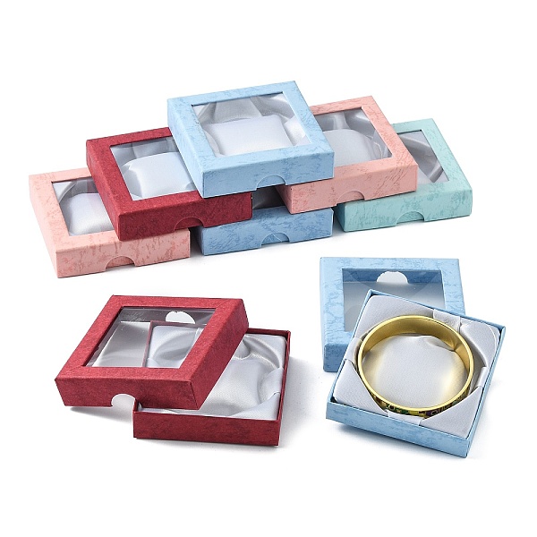 PandaHall Cardboard Bracelet Boxes, for Bracelet & Bangle, Square, Mixed Color, 9x9x2cm Paper Square Multicolor
PandaHall Cardboard Bracelet Boxes, for Bracelet & Bangle, Square, Mixed Color, 9x9x2cm Paper Square Multicolor