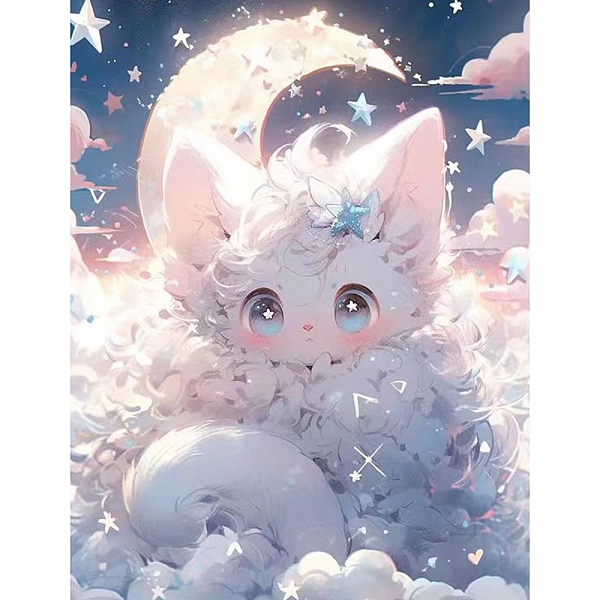 PandaHall Cat Shape DIY Diamond Painting Kits, Including Resin Rhinestones Bag, Diamond Sticky Pen, Tray Plate and Glue Clay, White...
PandaHall Cat Shape DIY Diamond Painting Kits, Including Resin Rhinestones Bag, Diamond Sticky Pen, Tray Plate and Glue Clay, White...