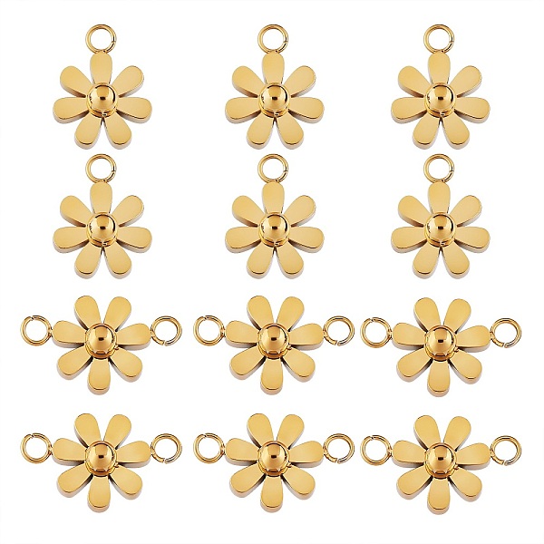 PandaHall 12Pcs 430 Stainless Steel Small Flower Connector Charms & Pendants, Metal Daisy Pendant for Jewelry Earring Bracelet Handmade...
PandaHall 12Pcs 430 Stainless Steel Small Flower Connector Charms & Pendants, Metal Daisy Pendant for Jewelry Earring Bracelet Handmade...