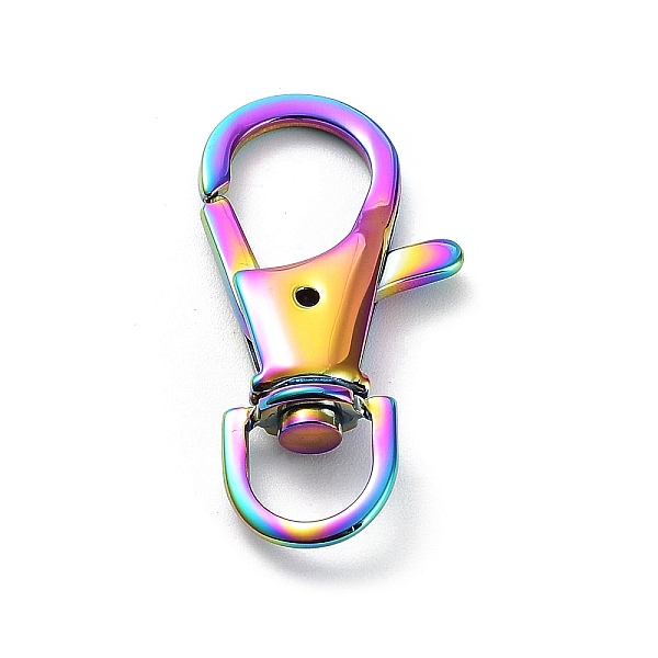 PandaHall Ion Plating(IP) 304 Stainless Steel Swivel Lobster Claw Clasps, Swivel Snap Hook, Rainbow Color, 34x16x5mm, Hole: 8mm 304...
PandaHall Ion Plating(IP) 304 Stainless Steel Swivel Lobster Claw Clasps, Swivel Snap Hook, Rainbow Color, 34x16x5mm, Hole: 8mm 304...