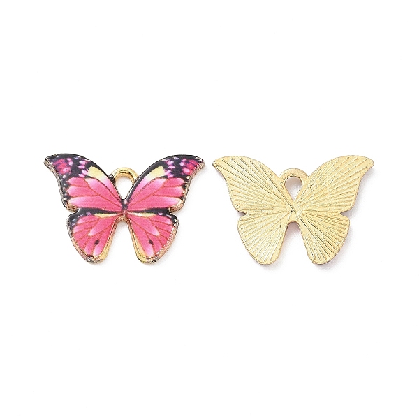 PandaHall Alloy Enamel Pendants, Light Gold, Cadmium Free & Nickel Free & Lead Free, Butterfly Charm, Hot Pink, 15x21.5x1.5mm, Hole: 2x3mm...
PandaHall Alloy Enamel Pendants, Light Gold, Cadmium Free & Nickel Free & Lead Free, Butterfly Charm, Hot Pink, 15x21.5x1.5mm, Hole: 2x3mm...