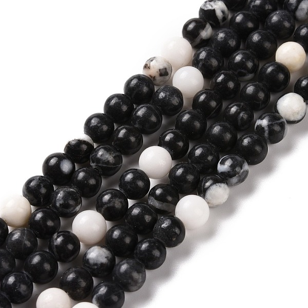 PandaHall Natural Zebra Jasper Beads Strands, Round, 6mm, Hole: 0.9mm, about 65pcs/strand, 15.16''(38.5cm) Zebra Jasper Round
PandaHall Natural Zebra Jasper Beads Strands, Round, 6mm, Hole: 0.9mm, about 65pcs/strand, 15.16''(38.5cm) Zebra Jasper Round